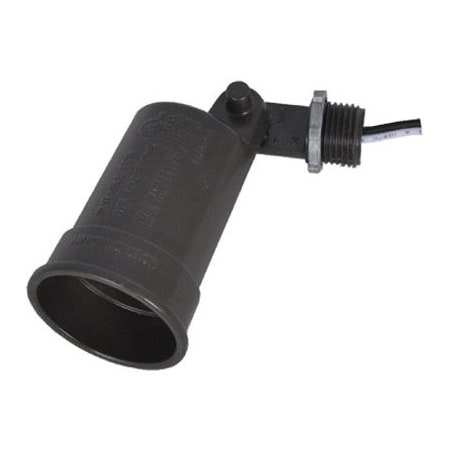 Hubbell ME BRZ WP Porc Lamp LH150-2-BR